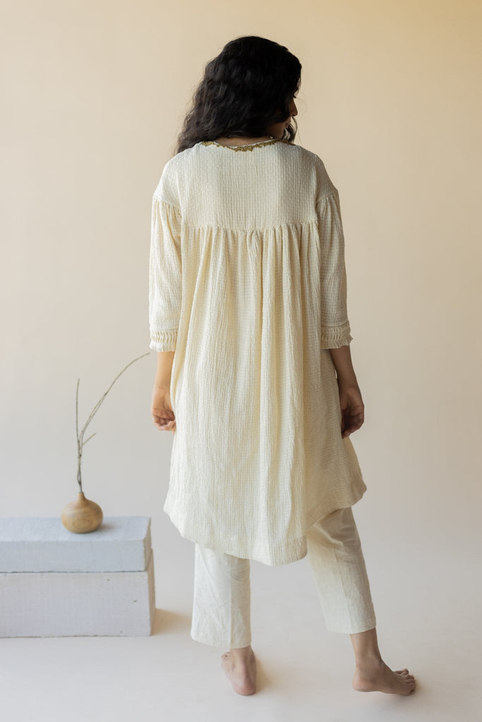 Shion Cotton A-line Dress - CiceroniDressesNirjara