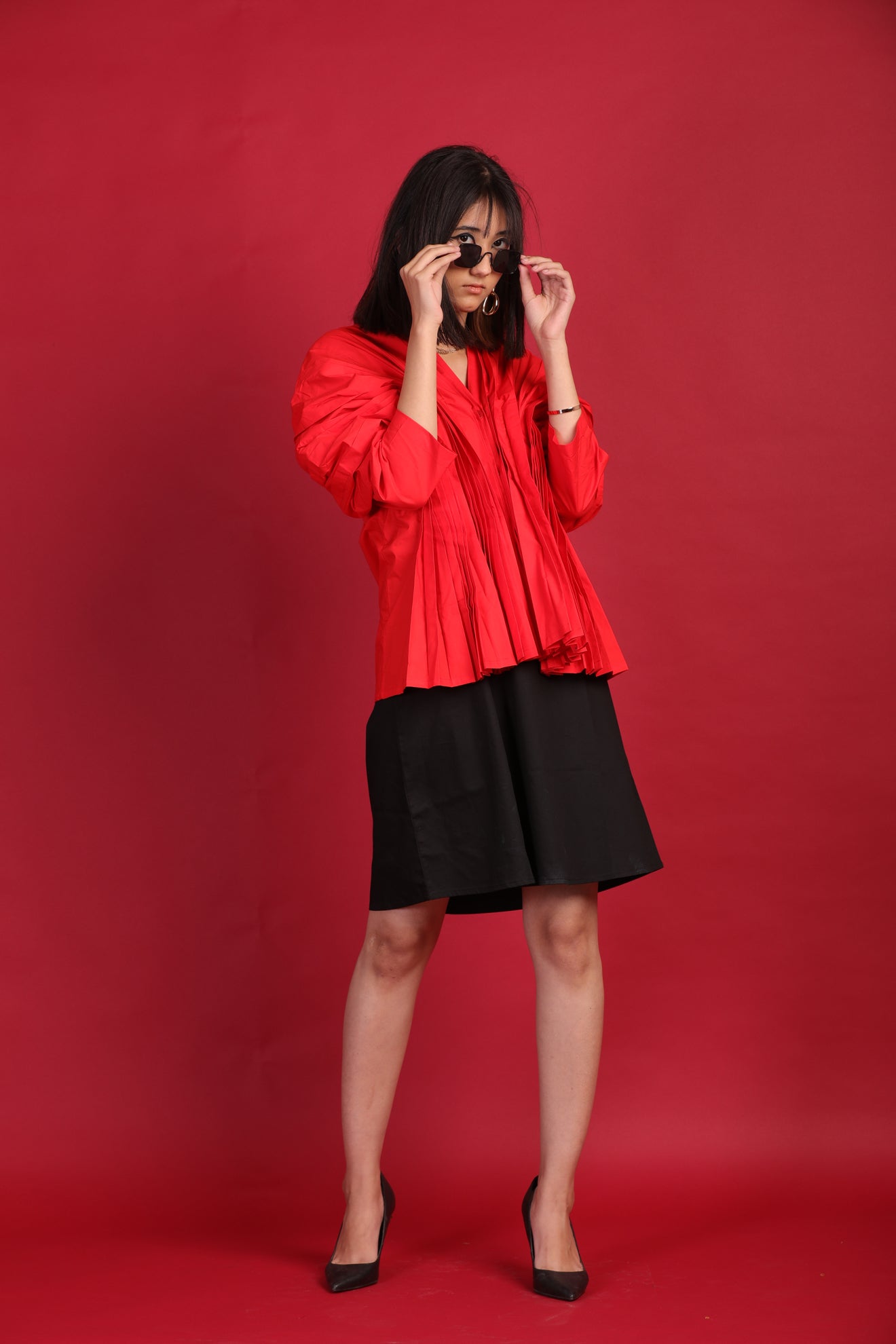 Signature Pleated Top - CiceroniKoshue