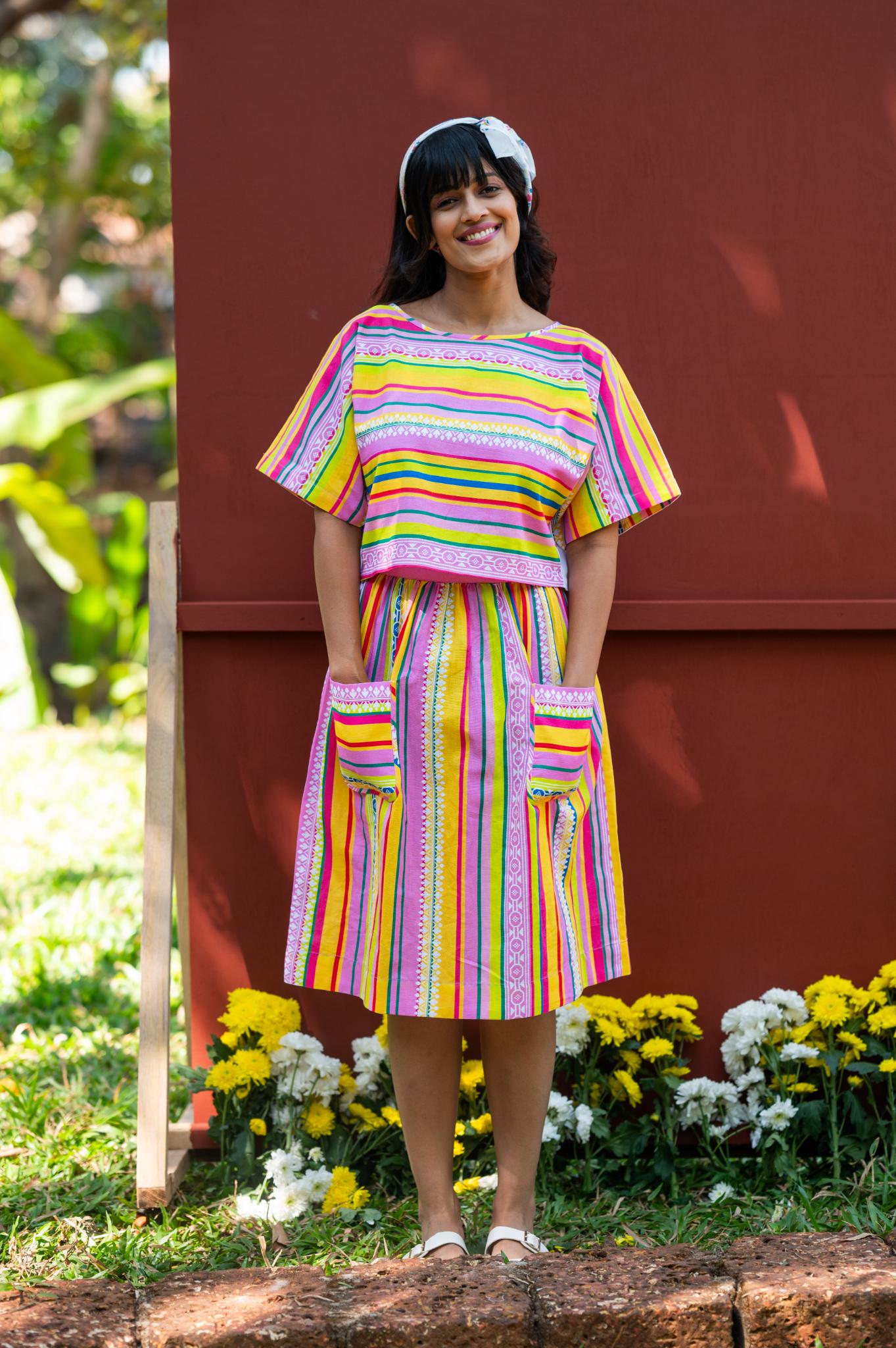 Soaked in Lines Co-Ord Set - CiceroniCo-ord SetPrachi Kamat