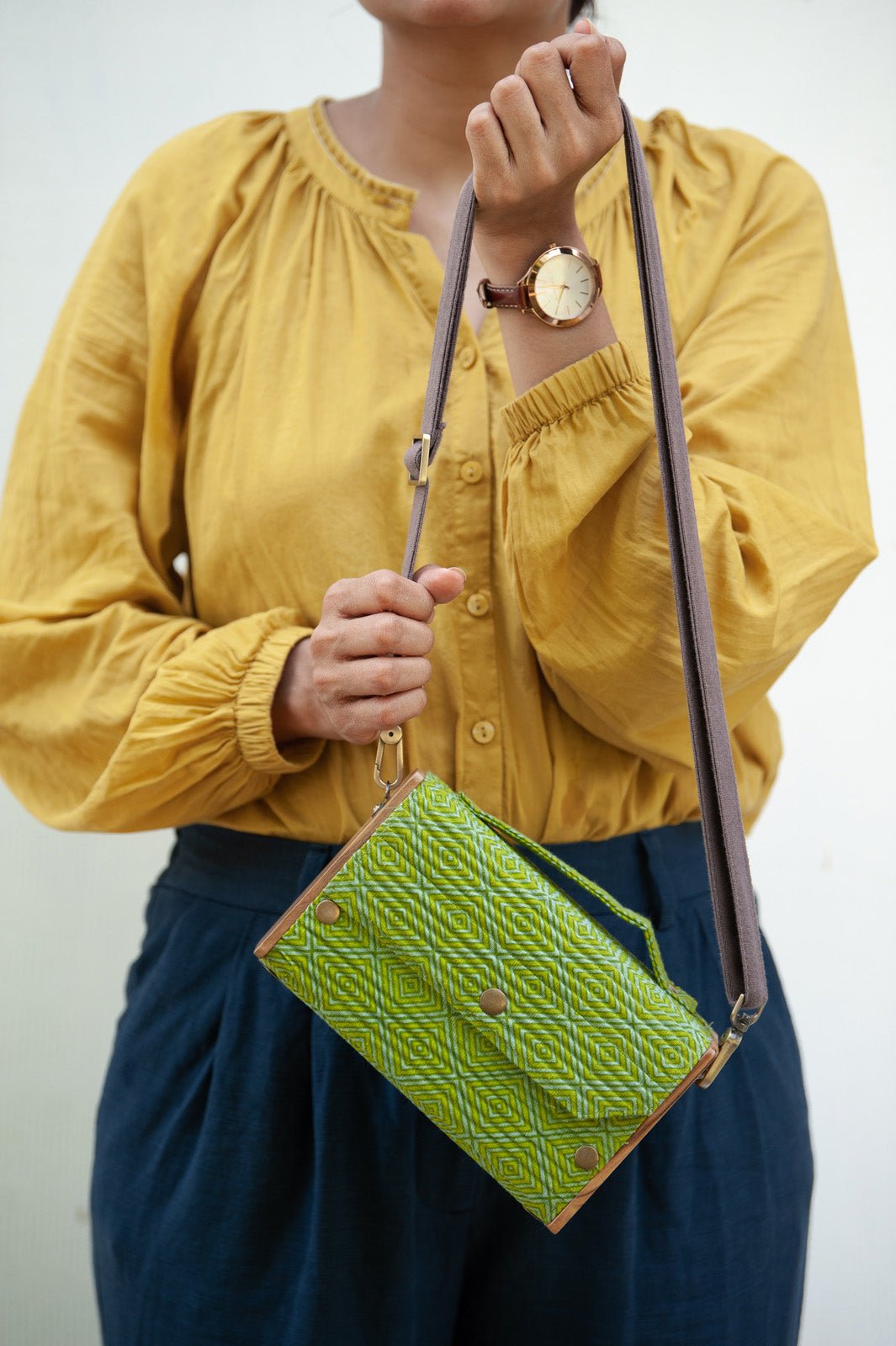 Solid Yellow Box Clutch - CiceroniLukka Chuppi