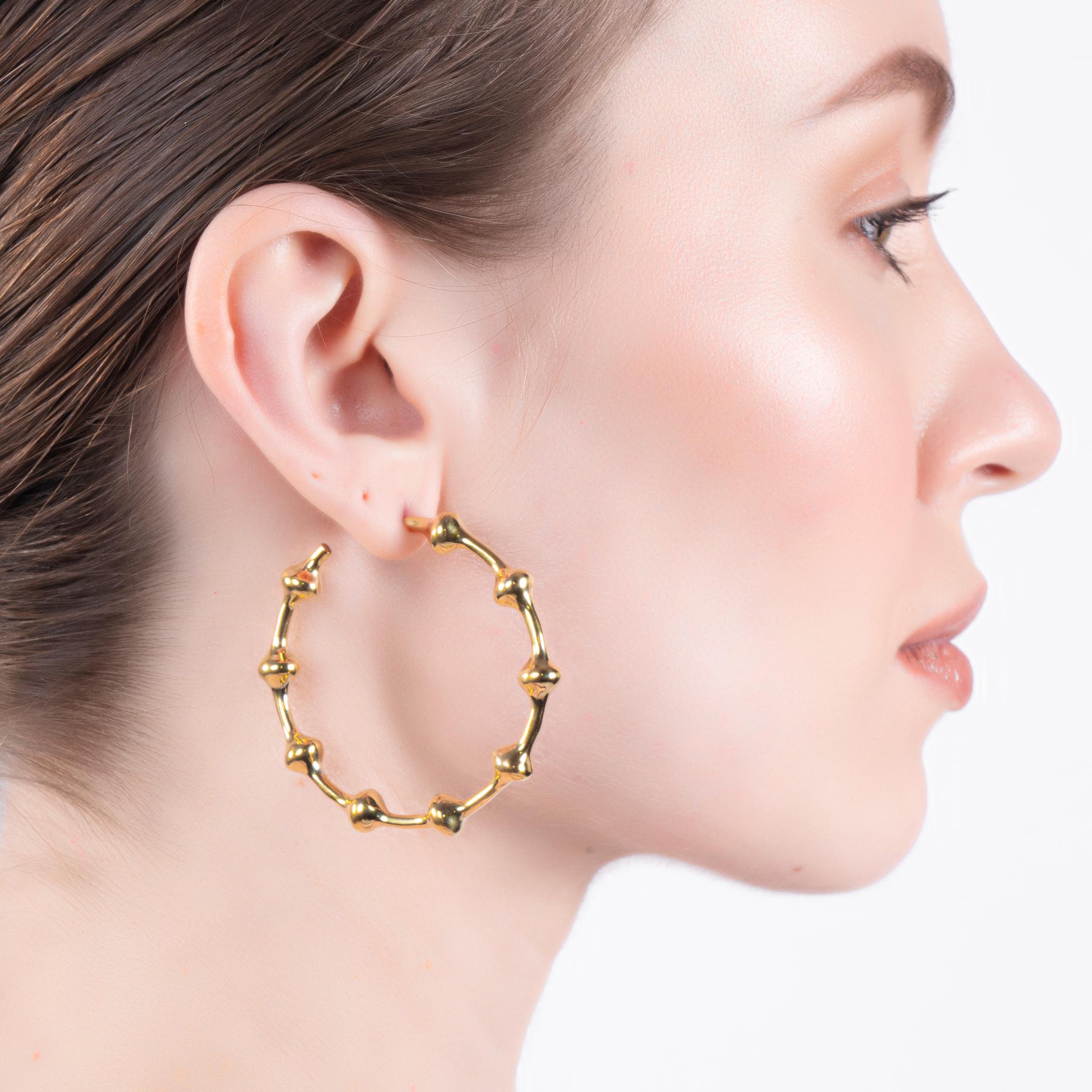 Symphony Hoops - CiceroniEarringsEquiivalence