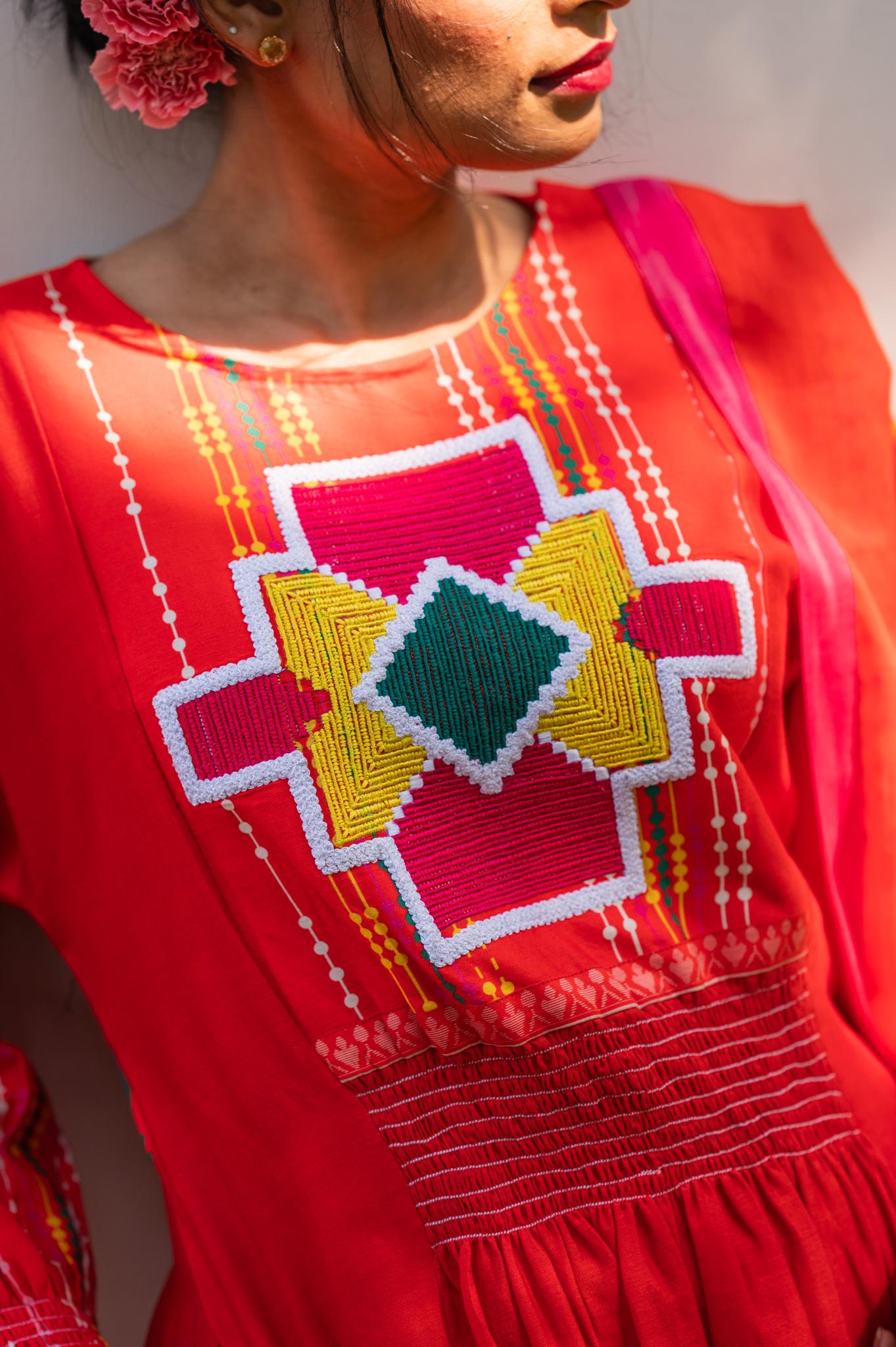 Tangerine Tales Kurta Set - CiceroniKurta SetPrachi Kamat