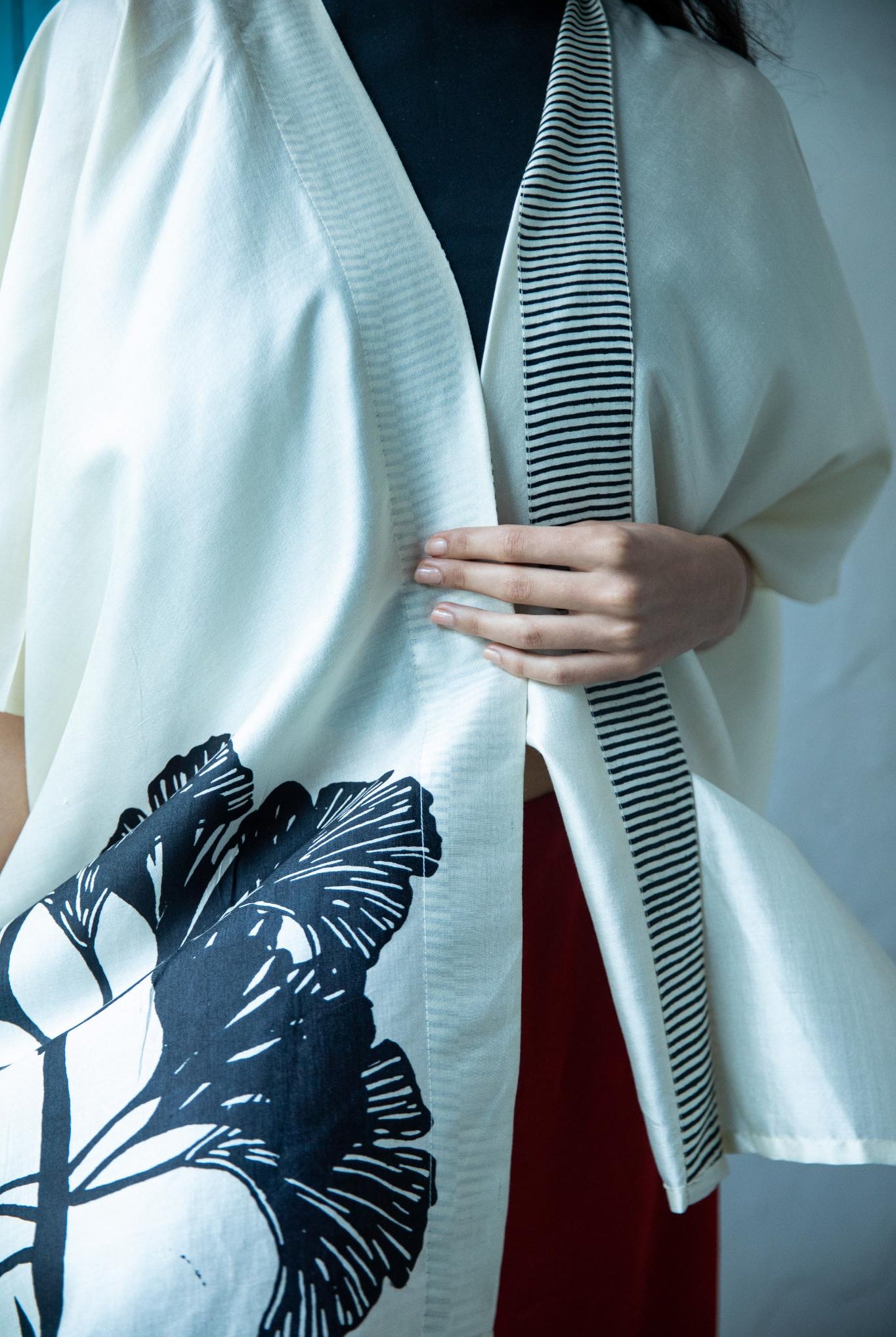 The 'Chota Ginkgo' Kimono - CiceroniKimonoAeshaane