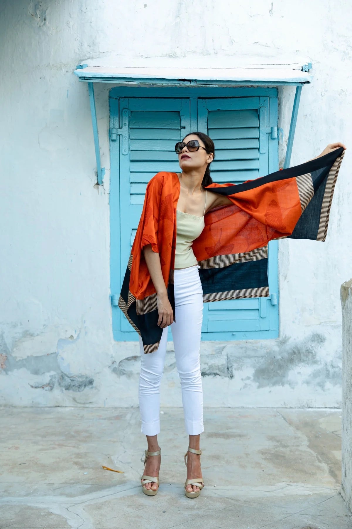 The 'Gingko Leaf' Kimono - CiceroniKimonoAeshaane