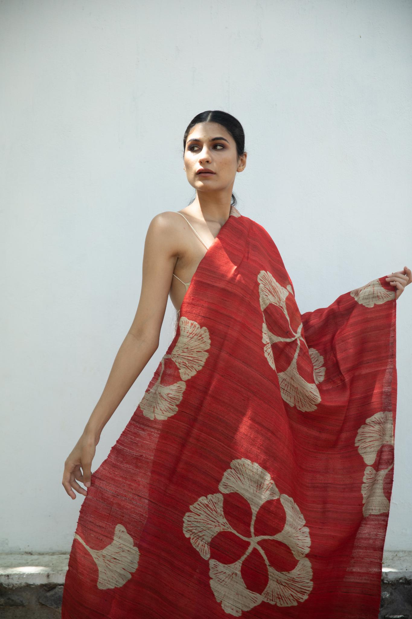 The 'Icho' Tussar Silk Blanket Scarf - CiceroniScrafAeshaane