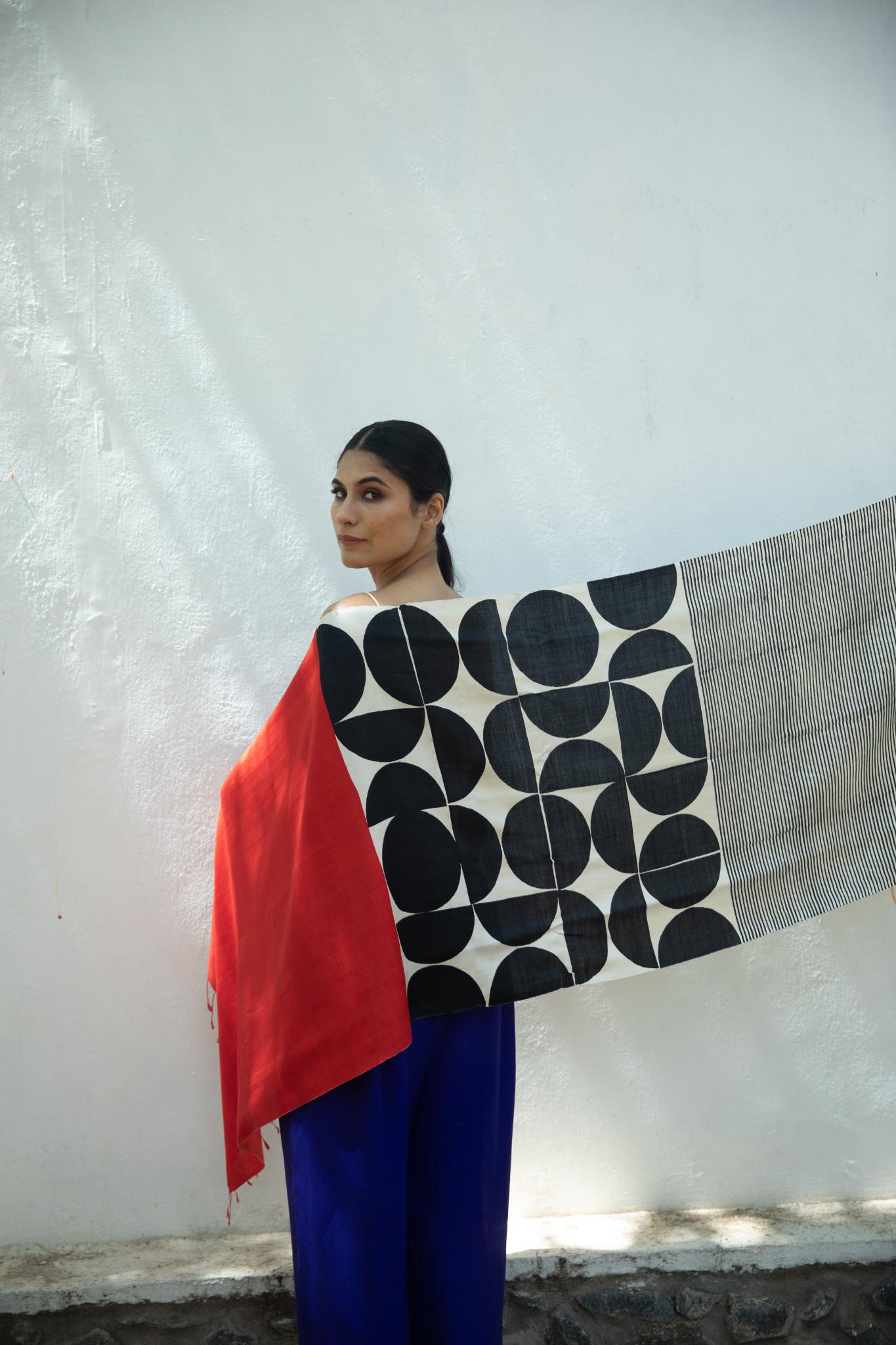 The 'Moon' Eri Silk Scarf - CiceroniScrafAeshaane