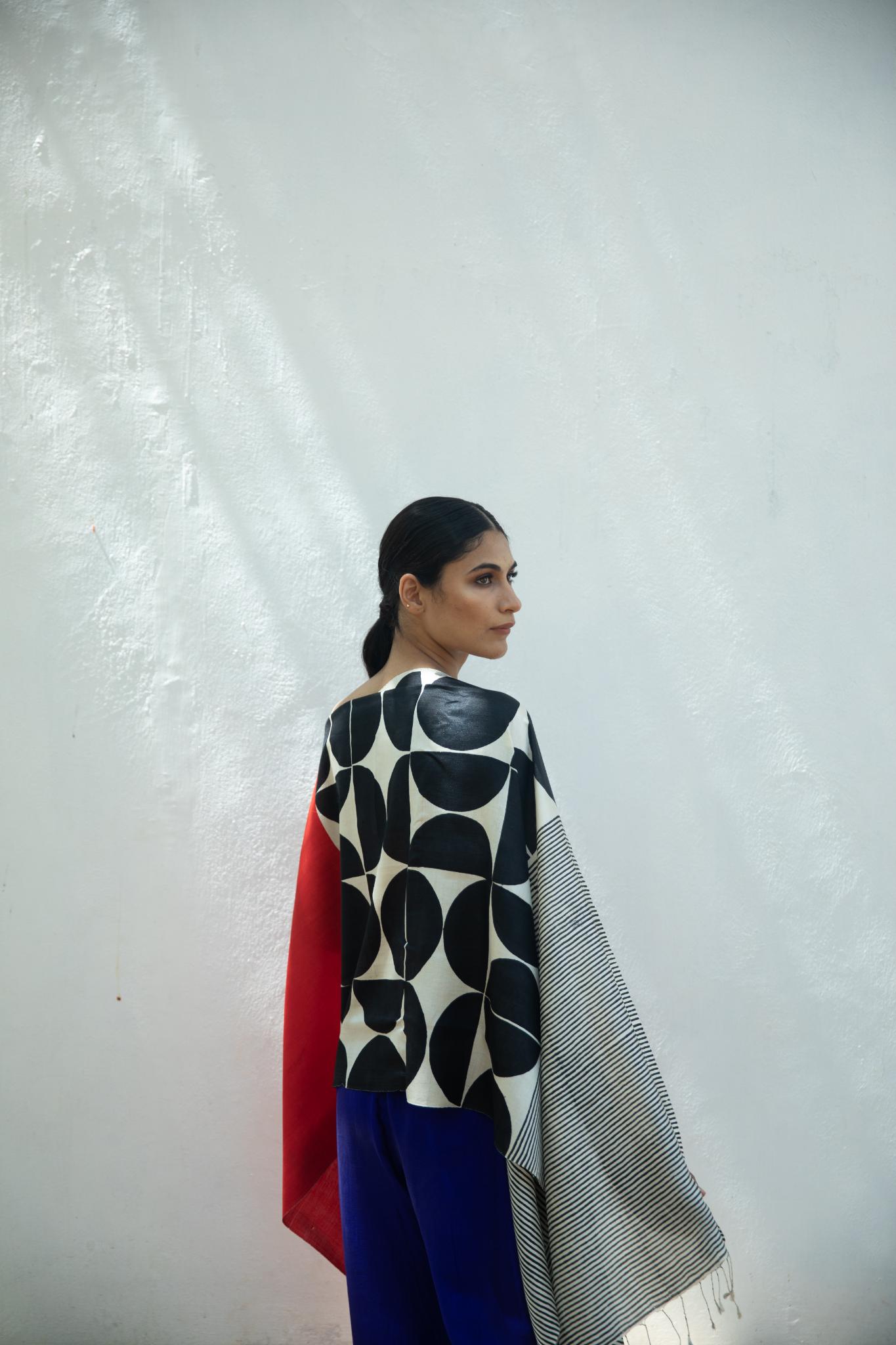 The 'Moon' Eri Silk Scarf - CiceroniScrafAeshaane