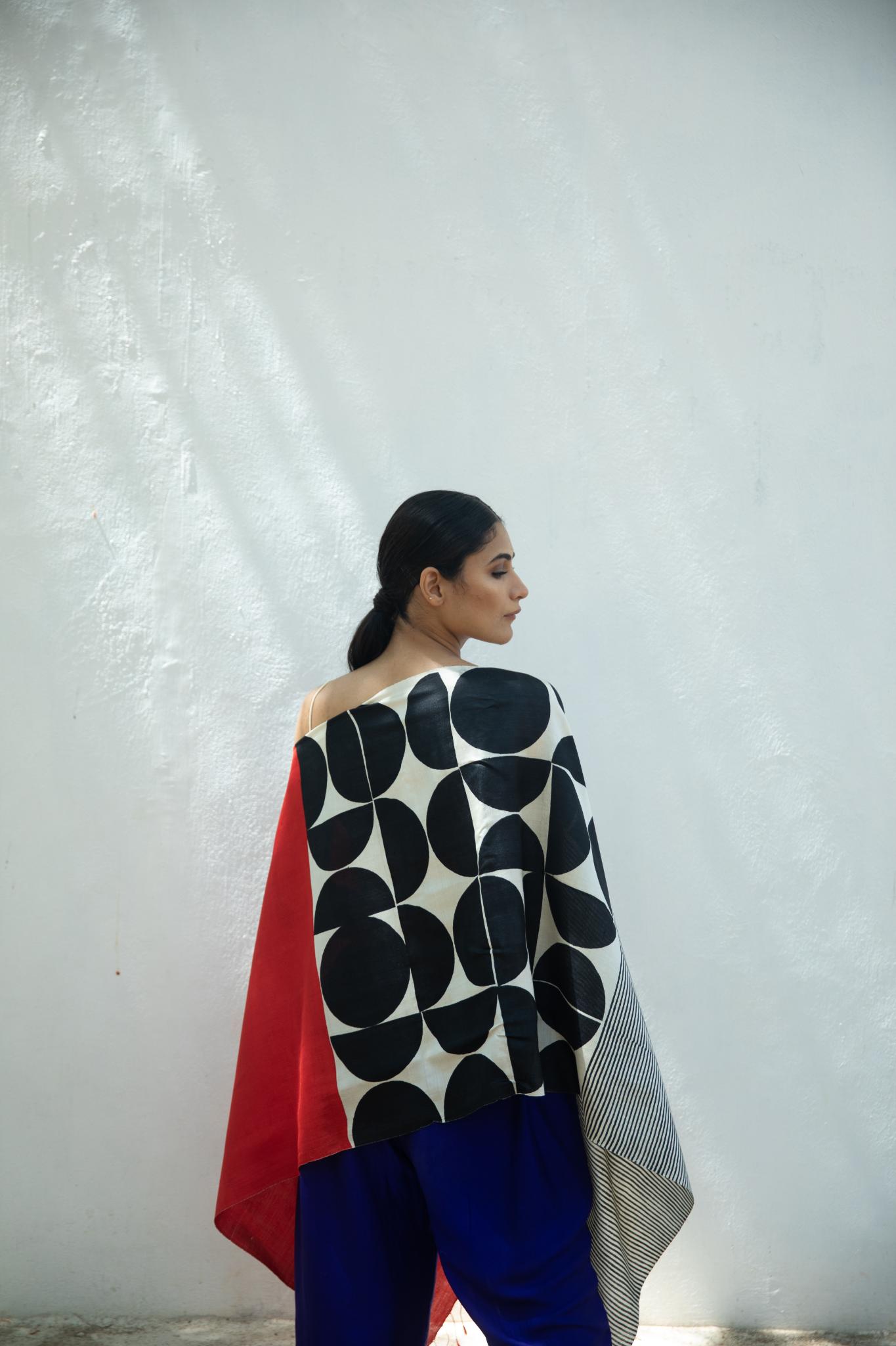 The 'Moon' Eri Silk Scarf - CiceroniScrafAeshaane