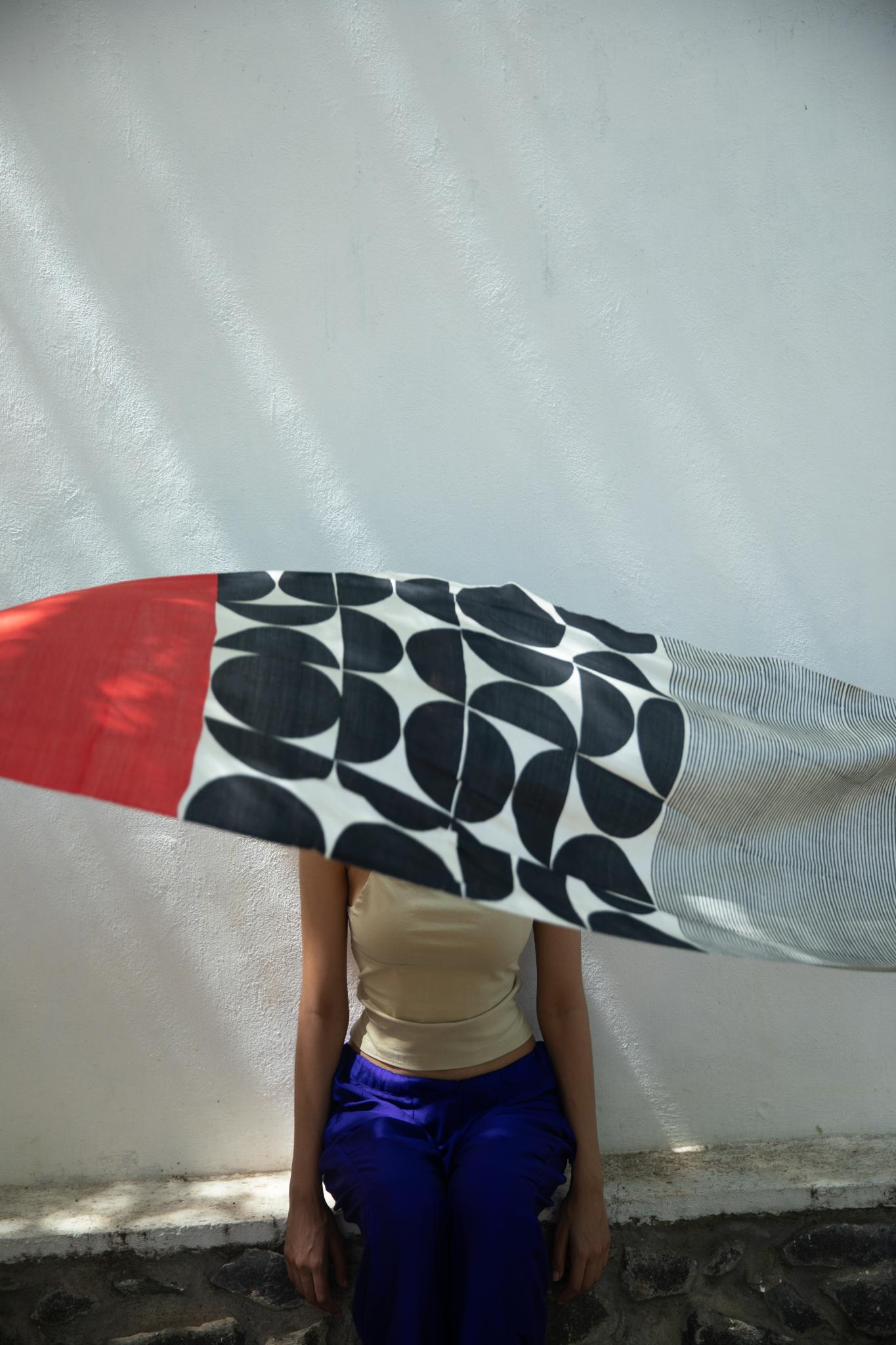 The 'Moon' Eri Silk Scarf - CiceroniScrafAeshaane