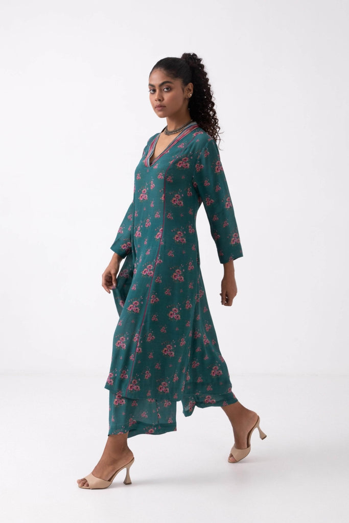 Thea Rose Coord set - CiceroniWomen's coord, Festive wearLabel Shreya Sharma