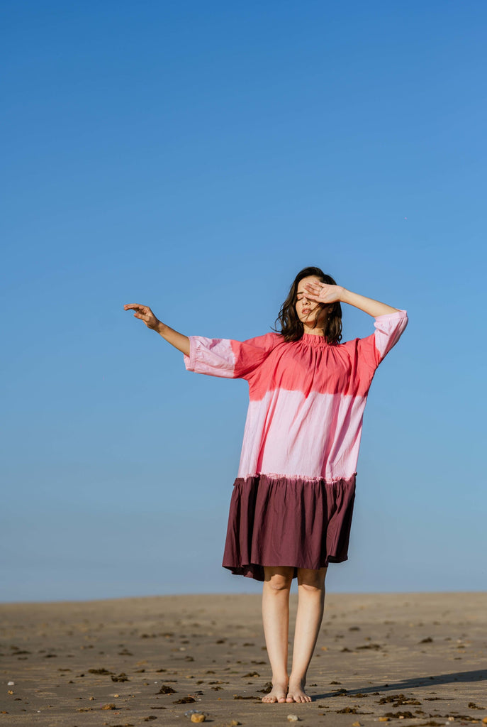Tie & Dye Cotton Dress - CiceroniJilmil