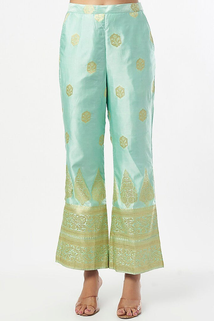 Tulum Silk Coord Set In Sky Blue - CiceroniCo-ord Setshriya singhi