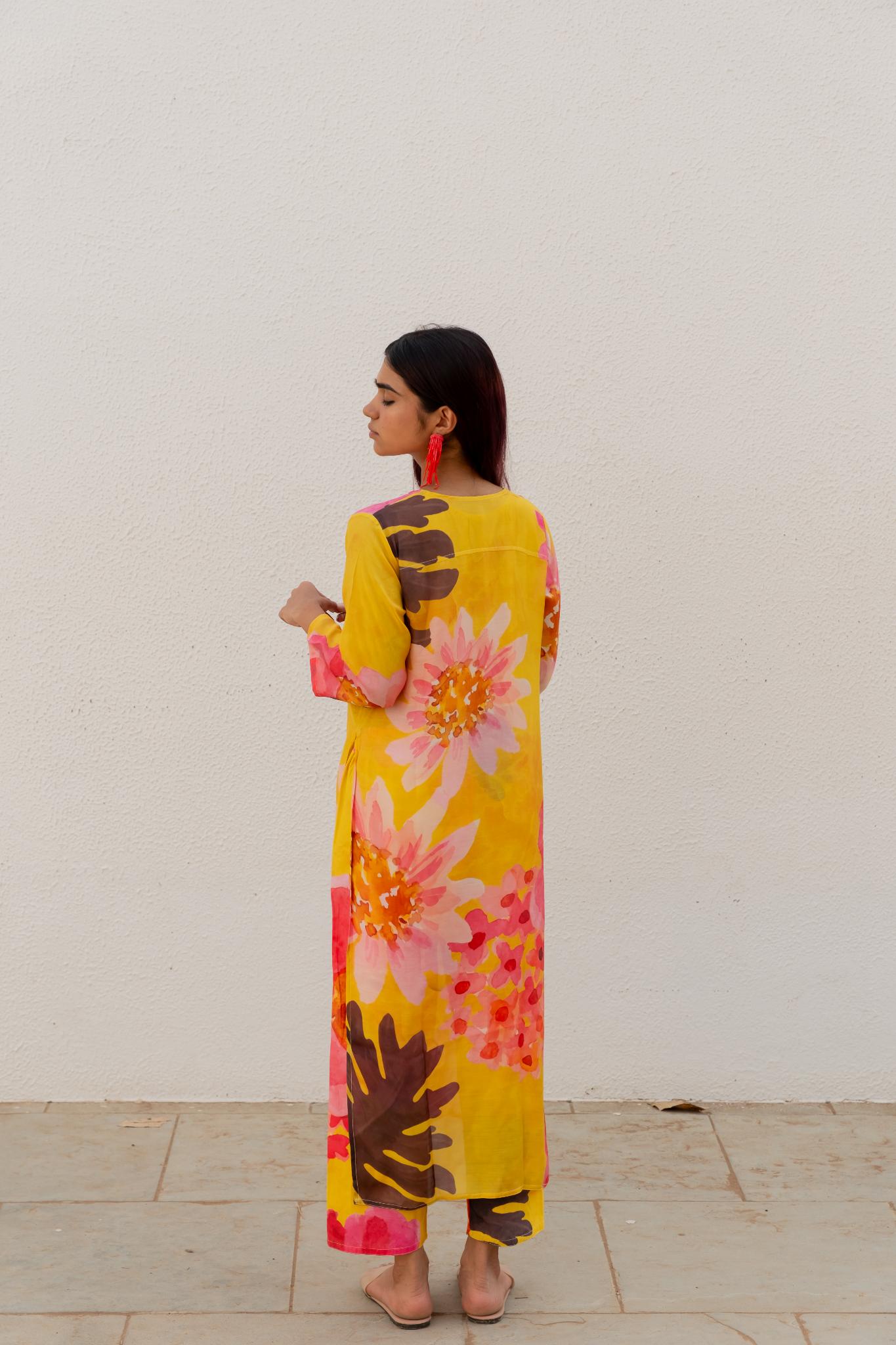 Tuscany Flowers Kurta Set - CiceroniKurta SetSilai Studio