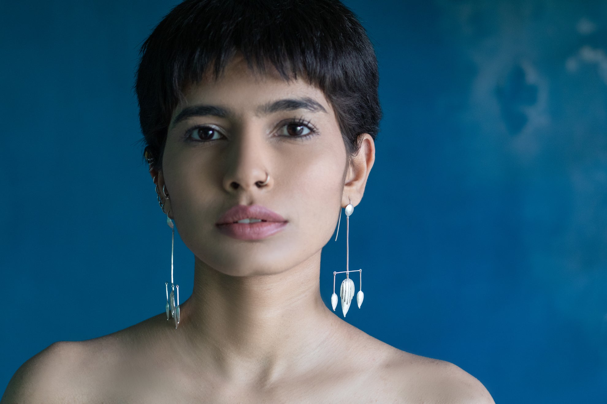 TUSCANY Long Trident Earring - CiceroniBaka