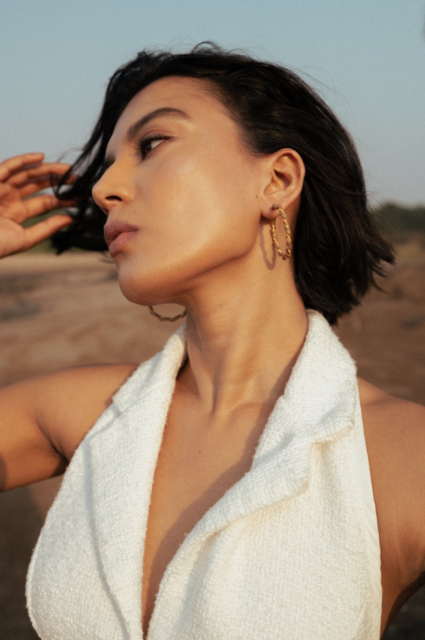 Twist Hoops - CiceroniEarringsNoupelle