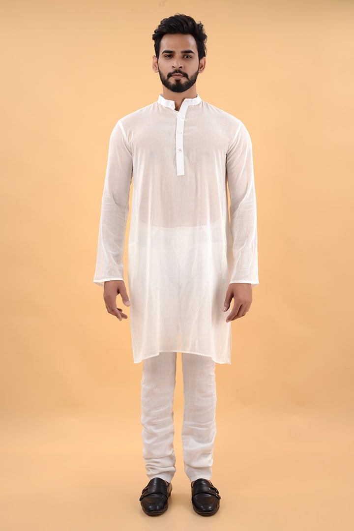 White Kurta - CiceroniKurtaHouse Of K.C