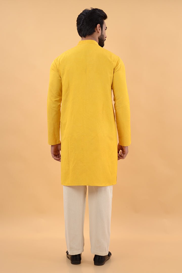 Yellow Kurta - CiceroniKurtaHouse Of K.C