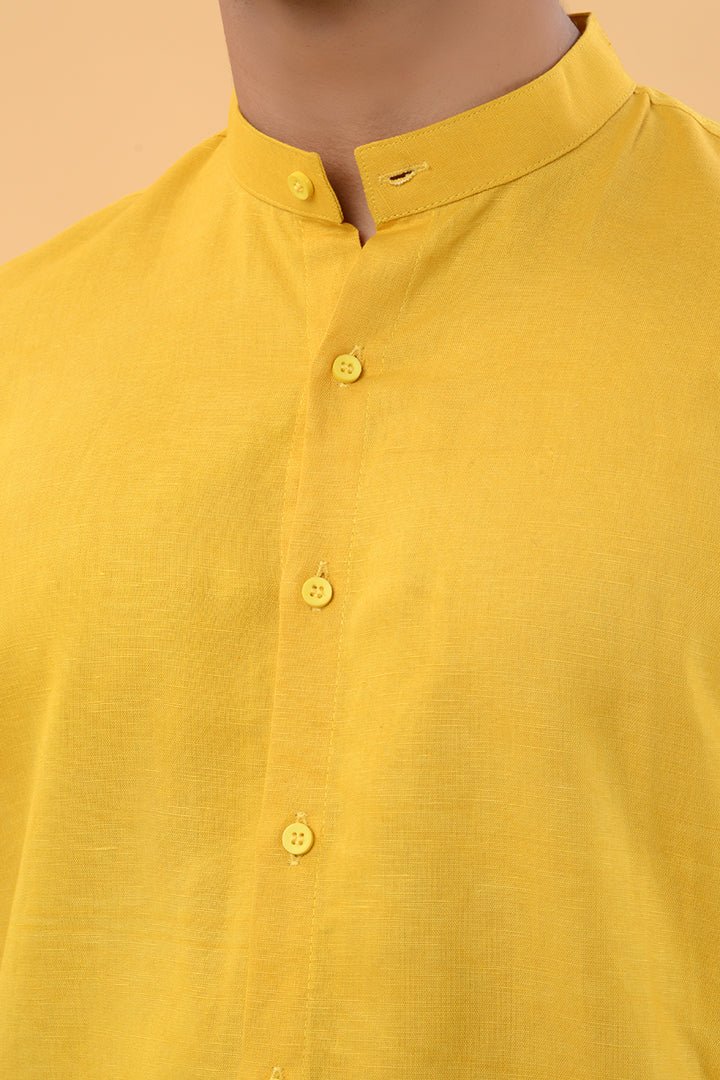 Yellow Kurta - CiceroniKurtaHouse Of K.C