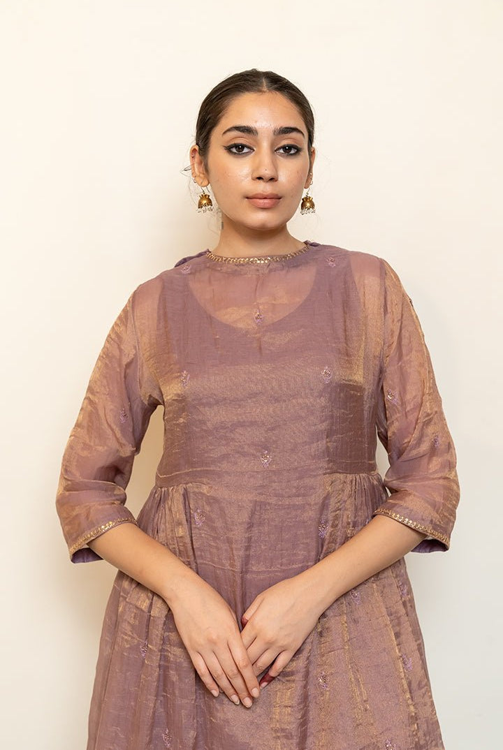 Zareen Gharara Set - Lilac - CiceroniKurta Set, Festive wearNirjara