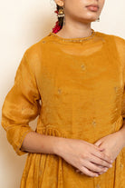 Zareen Gharara Set - Mustard - CiceroniKurta Set, Festive wearNirjara